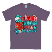 Lavender santa bring me turquoise Classic Tee - MaliasSmallBusiness