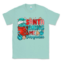 Seafoam santa bring me turquoise Classic Tee - MaliasSmallBusiness