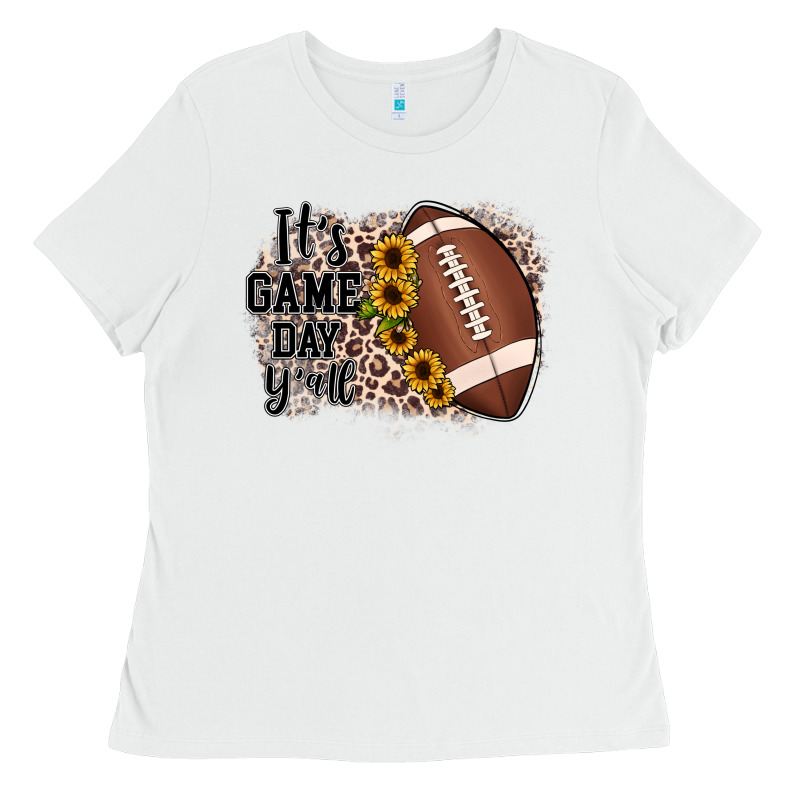 It's Game Day Y'all Ladies Tee by JahusDesignShop | Teevron