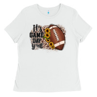 White it's game day y'all Ladies Tee - JahusDesignShop