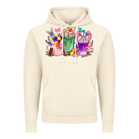 Vintage Artic Easter coffee cups with Bunny Vintage Hoodie - NancyCooperArtShop