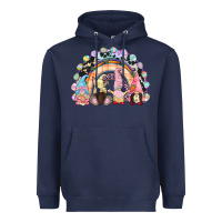Navy Easter Day rainbow gnomes Heavyweight Hoodie - CowGirlArtShop