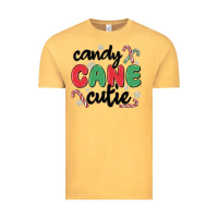 Vintage Mustard candy cane cutie Vintage Tee - MaliasSmallBusiness