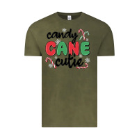 Vintage Olive candy cane cutie Vintage Tee - MaliasSmallBusiness