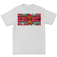 Dove Grey dachshund puppy license plate Premium Tee - Artiststas