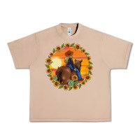Burro cowgirl sunflower Urban Heavy Tee - MaliasSmallBusiness