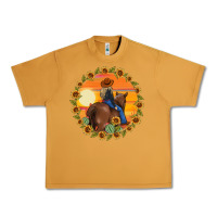 Peanut Butter cowgirl sunflower Urban Heavy Tee - MaliasSmallBusiness