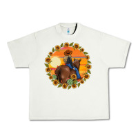 Pistachio cowgirl sunflower Urban Heavy Tee - MaliasSmallBusiness