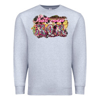 Heather Grey Hot mess mom mother's day Premium Sweatshirt - HowdyJamesFarm