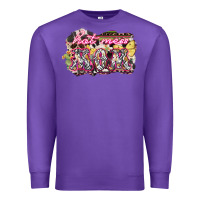 Purple Hot mess mom mother's day Premium Sweatshirt - HowdyJamesFarm