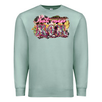 Seafoam Hot mess mom mother's day Premium Sweatshirt - HowdyJamesFarm