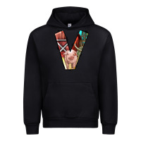 Farm Life Alphabet Lowercase Letters V Urban Hoodie | Teevron
