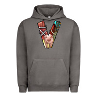 Pigment Tornado farm life alphabet lowercase letters v Urban Hoodie - BundleAndBundleShop