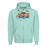 Seafoam noahs ark Zipper Hoodie - texasbilliewilder