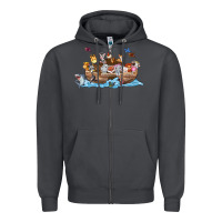 Smoke noahs ark Zipper Hoodie - texasbilliewilder