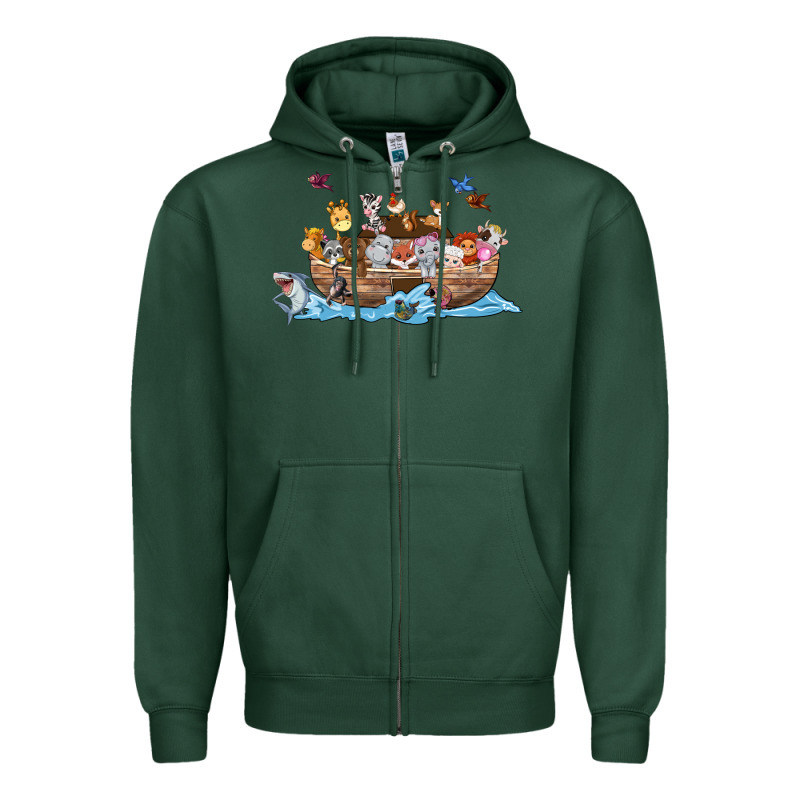 Noahs Ark Zipper Hoodie by texasbilliewilder | Teevron