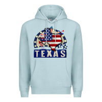 Blue Mist texas 4th of july Premium Hoodie - CowGirlArtShop