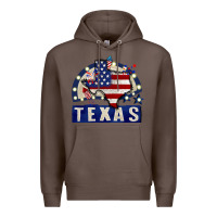 Coffee texas 4th of july Premium Hoodie - CowGirlArtShop