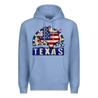 Colony Blue texas 4th of july Premium Hoodie - CowGirlArtShop