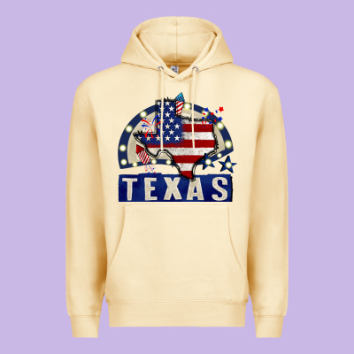 Texas 4th Of July Premium Hoodie Designed By Cowgirlartshop