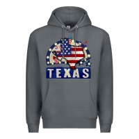 Rock texas 4th of july Premium Hoodie - CowGirlArtShop