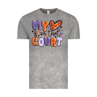 Cloud Rock my heart is on that court Vintage Tee - MaliasSmallBusiness
