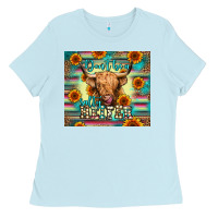 Baby Blue don't be a salty heifer Ladies Tee - Jasminsmagicworld