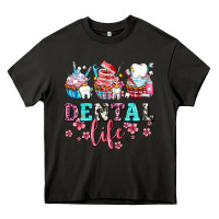 Asphalt dental life with cupcakes Heavy Core Tee - AdoDesignShop
