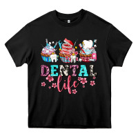 Black dental life with cupcakes Heavy Core Tee - AdoDesignShop