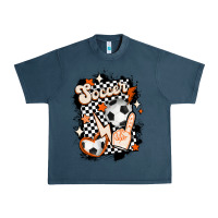 Midnight Navy vintage soccer Urban Heavy Tee - MaliasSmallBusiness