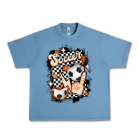 Pebble Blue vintage soccer Urban Heavy Tee - MaliasSmallBusiness