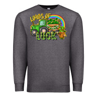 Charcoal Heather Loads of luck tractor Premium Sweatshirt - CowGirlArtShop
