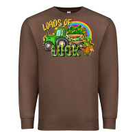 Chestnut Loads of luck tractor Premium Sweatshirt - CowGirlArtShop