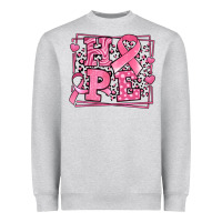 Western Hope Breast Cancer Awareness Ribbon Heavyweight Sweatshirt | Teevron