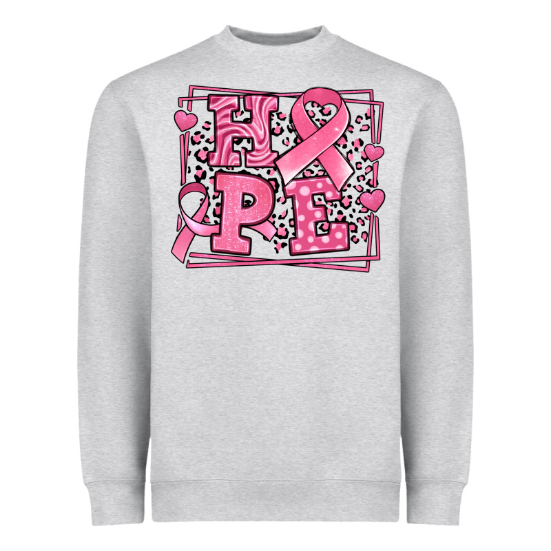 Western Hope Breast Cancer Awareness Ribbon Heavyweight Sweatshirt by LillyAllenDesigns | Teevron