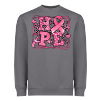 Storm Western Hope Breast Cancer Awareness Ribbon Heavyweight Sweatshirt - LillyAllenDesigns