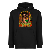 Black Black couple blessed Heavyweight Hoodie - HowdyJamesFarm