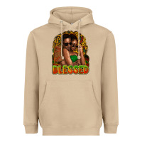 Mushroom Black couple blessed Heavyweight Hoodie - HowdyJamesFarm