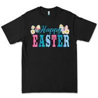 Black happy easter eggs Premium Tee - AdoDesignShop