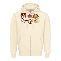 Sandshell the hell i wont with sassy pinup cowgirl Zipper Hoodie - texasbilliewilder
