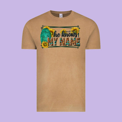 He Knows My Name Isaiah 43 1 Vintage Tee Designed By Nancycooperartshop
