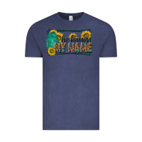 Vintage Denim he knows my name isaiah 43 1 Vintage Tee - NancyCooperArtShop