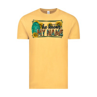 Vintage Mustard he knows my name isaiah 43 1 Vintage Tee - NancyCooperArtShop