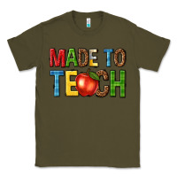 Army Green made to teach Classic Tee - NancyCooperArtShop