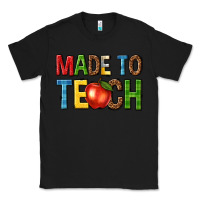 Black made to teach Classic Tee - NancyCooperArtShop