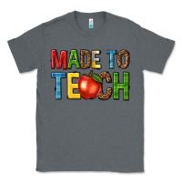 Charcoal Heather made to teach Classic Tee - NancyCooperArtShop