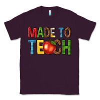 Plum made to teach Classic Tee - NancyCooperArtShop