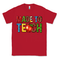 Red made to teach Classic Tee - NancyCooperArtShop