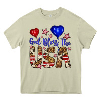 Mossy god bless the usa Heavy Core Tee - Artiststas