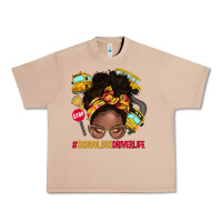 Burro school bus driver life afro messy bun Urban Heavy Tee - NancyCooperArtShop